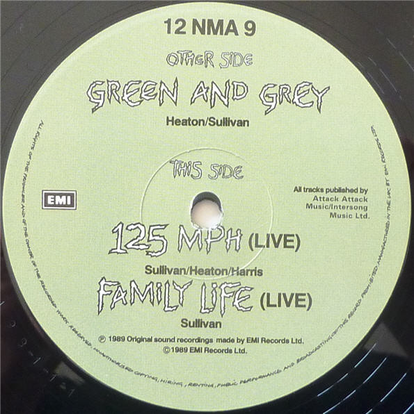 New Model Army - Green And Grey | EMI (12 NMA 9) - 3