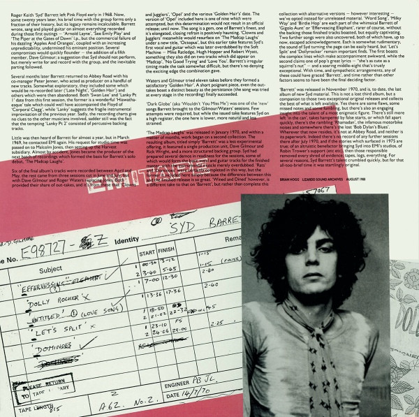 Syd Barrett - Opel | Harvest (7912061)