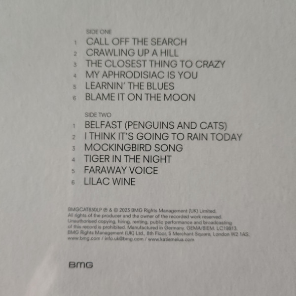 Katie Melua - Call Off The Search | BMG (BMGCAT830LP) - 3 Katie Melua - Call Off The Search | BMG (BMGCAT830LP) - 3