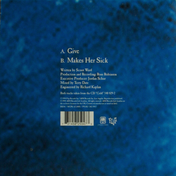 Cold - Give | Flip Records (582 594-7) - 2 Cold - Give | Flip Records (582 594-7) - 2