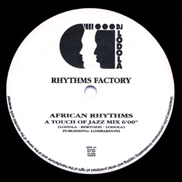 Rhythm Factory By Roberto Lodola - African Rhythm | Out (OUT 3527) - 3