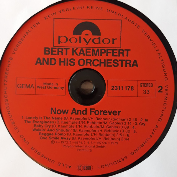Bert Kaempfert & His Orchestra - Now And Forever | Polydor (2311 178) - 4