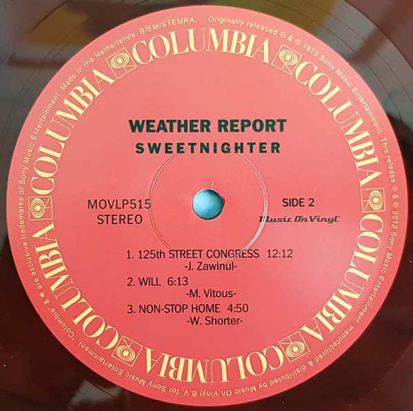 Weather Report - Sweetnighter | Music On Vinyl (MOVLP515) - 4 Weather Report - Sweetnighter | Music On Vinyl (MOVLP515) - 4