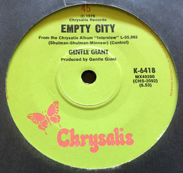 Gentle Giant - Give It Back | Chrysalis (K-6418) - 3