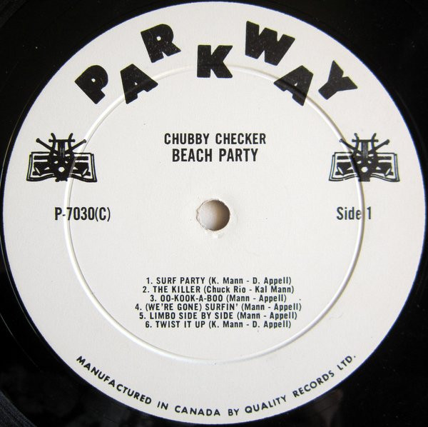 Chubby Checker - Beach Party [Vinyl] | Parkway (P-7030(C)) - 3