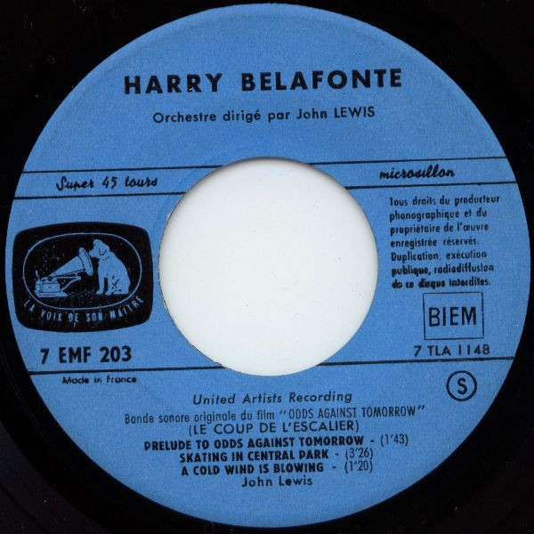 John Lewis - Le Coup De L'Escalier (Odds Against Tomorrow) | La Voix De Son Maître (EMF 203 S) - 3