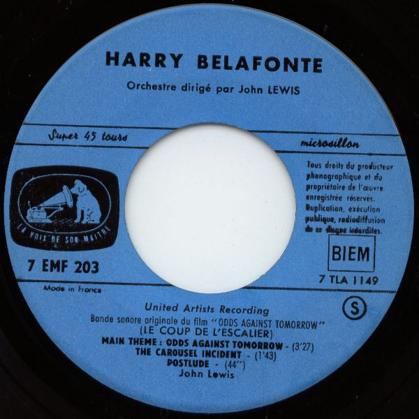 John Lewis - Le Coup De L'Escalier (Odds Against Tomorrow) | La Voix De Son Maître (EMF 203 S) - 4