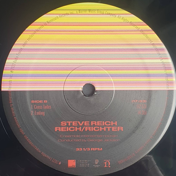 Steve Reich / Ensemble Intercontemporain Conducted By George Jackson - Reich/Richter | Nonesuch (075597911886) - 3