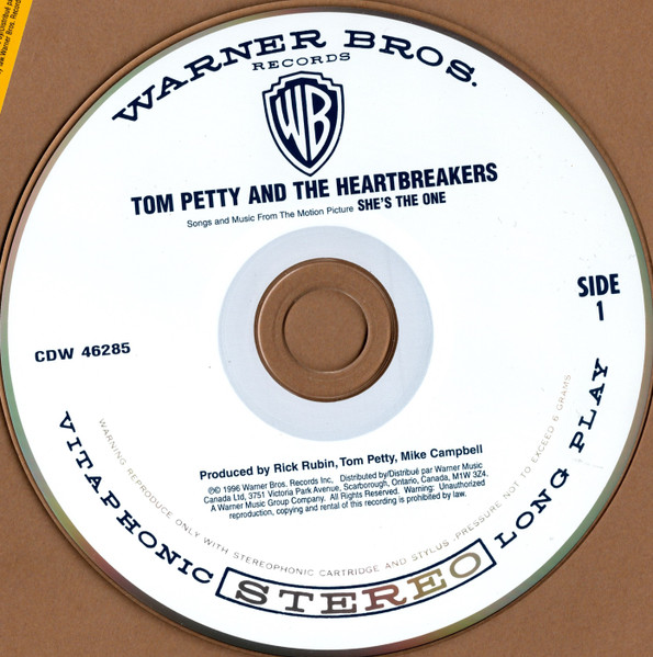 Tom Petty And The Heartbreakers - She's The One - Songs And Music From The Motion Picture [CD] | Warner Bros. Records (CDW 46285) - 3