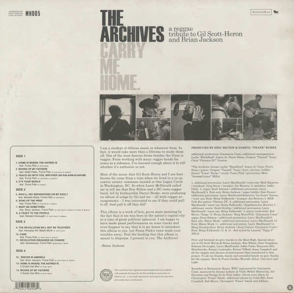 The Archives - Carry Me Home | Montserrat House (MH005) - 2