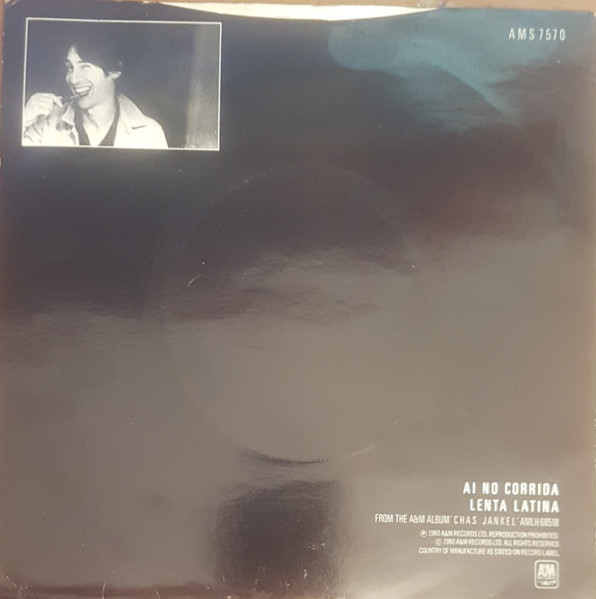 Chas Jankel - Ai No Corrida | A&M Records (AMS 7570) - 2