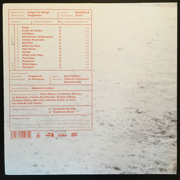 Fragments - Songs For Marge | Pyramids Records (none) - 3