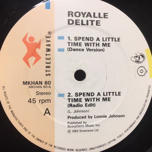 Royalle Delite - Spend A Little Time With Me | Streetwave (MKHAN 60) - main Royalle Delite - Spend A Little Time With Me | Streetwave (MKHAN 60) - main