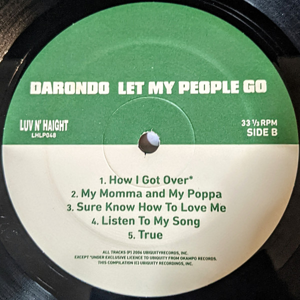 Darondo - Let My People Go | Luv N' Haight (LHLP048) - 3 Darondo - Let My People Go | Luv N' Haight (LHLP048) - 3