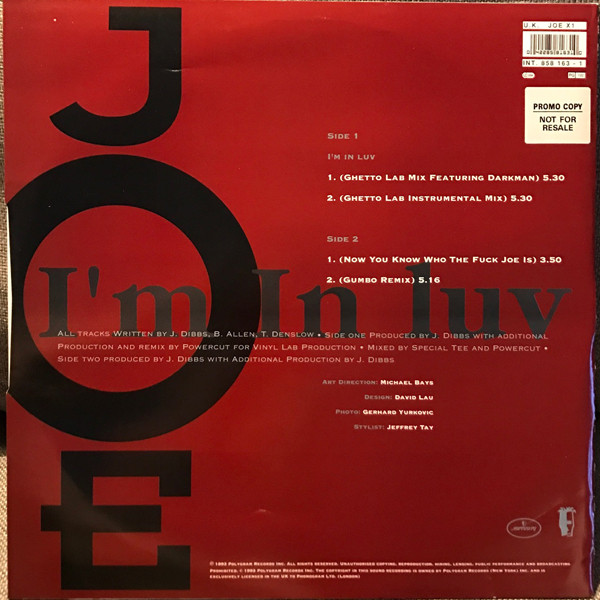 Joe - I'm In Luv | Mercury (JOE X1) - 4