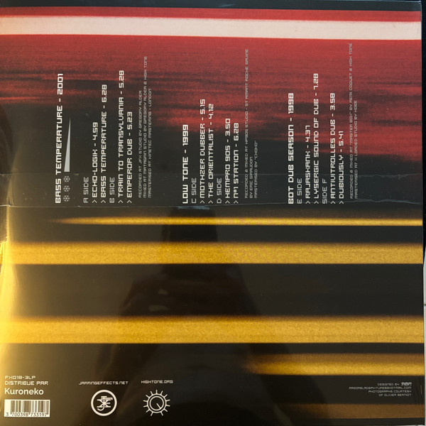 High Tone - Bass Température | Jarring Effects (FX018-3LP) - 2 High Tone - Bass Température | Jarring Effects (FX018-3LP) - 2