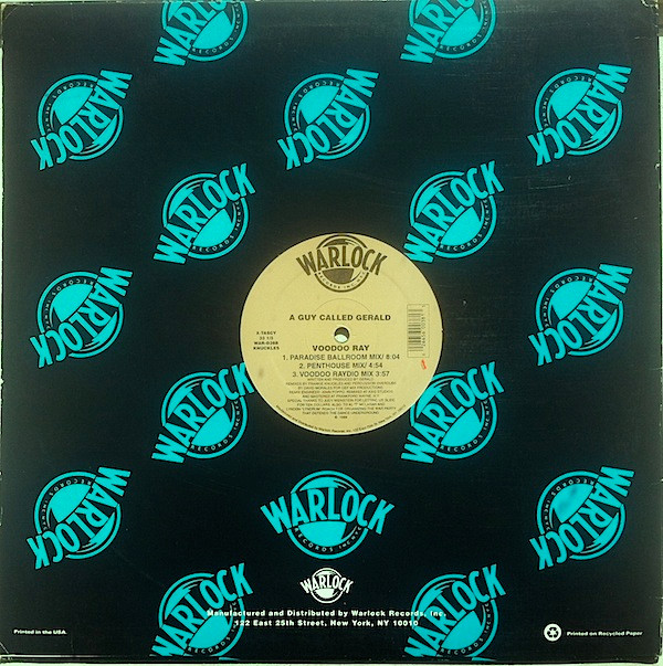 A Guy Called Gerald - Voodoo Ray | Warlock Records (WAR-038) - 3