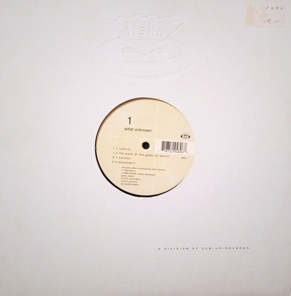 Artist Unknown - Untitled | Disko B (db 80) - main
