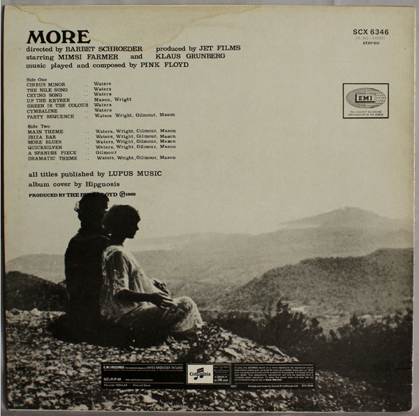 Pink Floyd - Soundtrack From The Film "More" | Columbia (SCX 6346) - 2 Pink Floyd - Soundtrack From The Film "More" | Columbia (SCX 6346) - 2