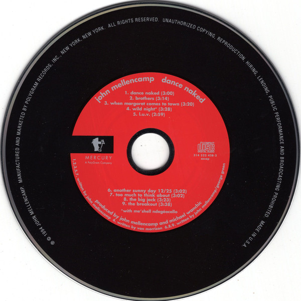 John Cougar Mellencamp - Dance Naked | Mercury (314 522 428-2) - 3