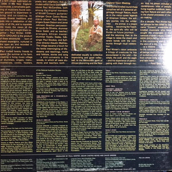 Paul Winter - Common Ground | A&M Records (SP-4698) - 2 Paul Winter - Common Ground | A&M Records (SP-4698) - 2