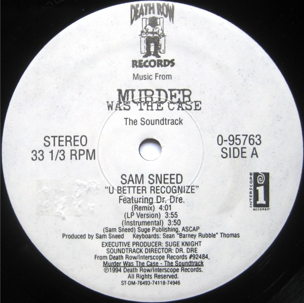 Sam Sneed / Danny Boy - U Better Recognize / Come When I Call | Death Row Records (95763-0) - 3 Sam Sneed / Danny Boy - U Better Recognize / Come When I Call | Death Row Records (95763-0) - 3