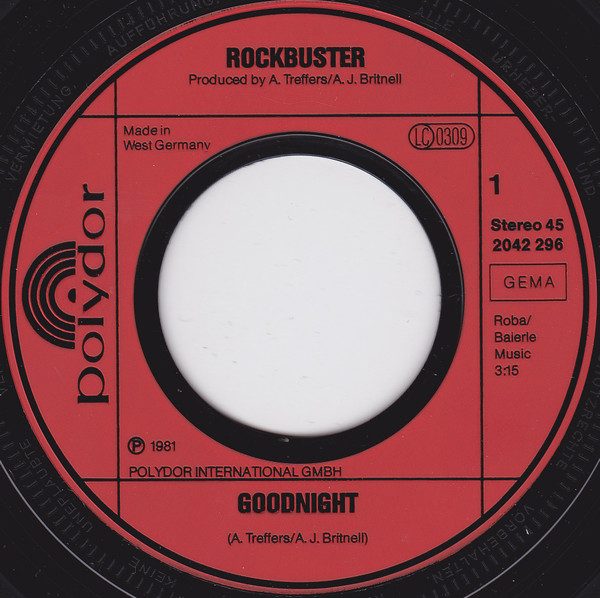 Rockbuster - Goodnight | Polydor (2042 296) - 2