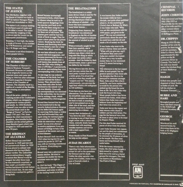 Rick Wakeman - Rick Wakeman's Criminal Record | A&M Records (4660) - 4