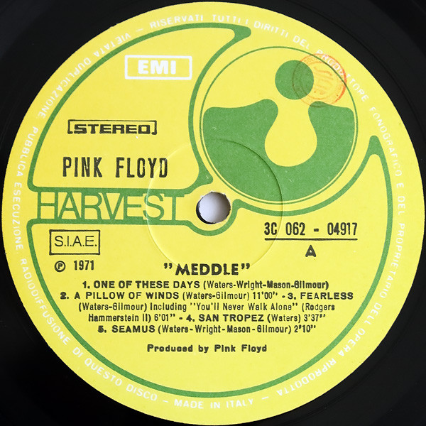 Pink Floyd - Meddle | Harvest (3C 062-04917) - 3