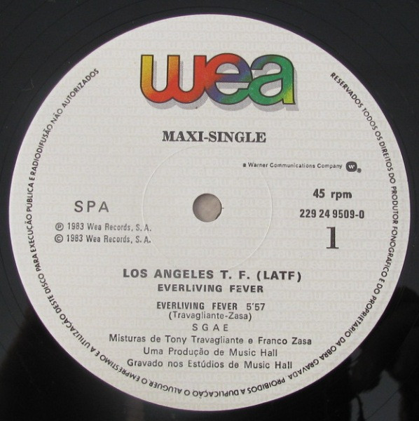 Los Angeles T.F. - Everliving Fever | WEA (229 24-9509-0) - 3