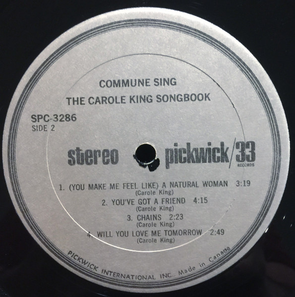 Commune - Sing Songs Of Writer Carole King | Pickwick/33 Records (SPC-3286) - 4 Commune - Sing Songs Of Writer Carole King | Pickwick/33 Records (SPC-3286) - 4