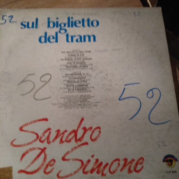 Sandro De Simone - Sul Biglietto Del Tram | M.E.A. Sud (VLP 655) - 2 Sandro De Simone - Sul Biglietto Del Tram | M.E.A. Sud (VLP 655) - 2