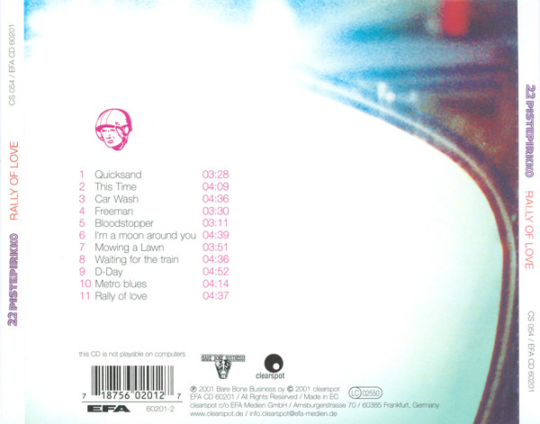 22 Pistepirkko - Rally Of Love | Clearspot (CS 054) - main