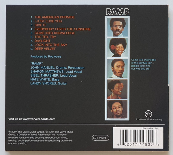Ramp - Come Into Knowledge | Verve Records (0602517448056) - 2 Ramp - Come Into Knowledge | Verve Records (0602517448056) - 2