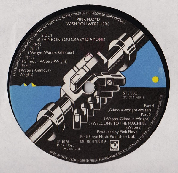 Pink Floyd - Wish You Were Here | Harvest (3C 064-96918) - 3