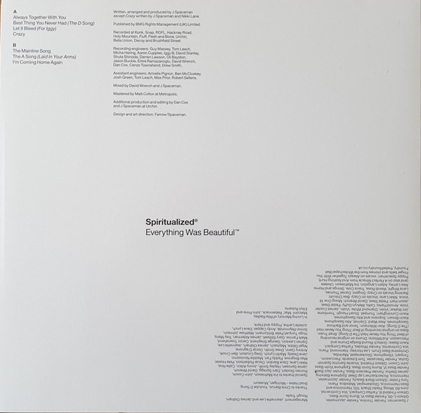 Spiritualized - Everything Was Beautiful | Bella Union (BELLA1270V) - 2 Spiritualized - Everything Was Beautiful | Bella Union (BELLA1270V) - 2