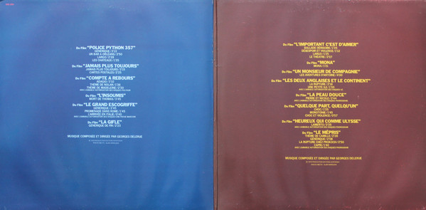 Georges Delerue - Les Plus Belles Musiques De Films Volume 1 & 2 | Barclay (200.225) - 2