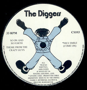 The Diggers - So On And So Forth | Cross Section Records (CS103)