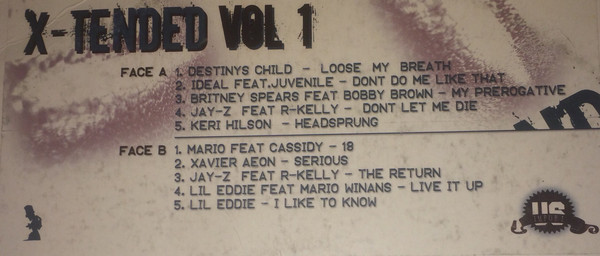 DJ Daddy K - X-tended Vol 1 | Not On Label (DJ Daddy K Self-released) (none)