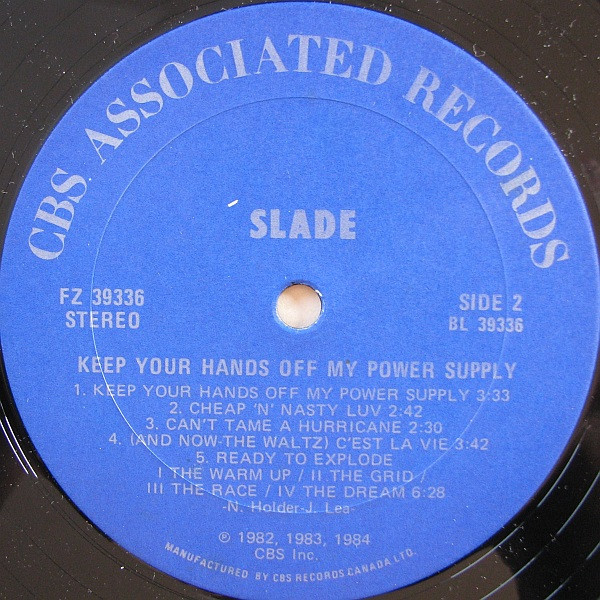 Slade - Keep Your Hands Off My Power Supply | CBS Associated Records (FZ 39336) - 4 Slade - Keep Your Hands Off My Power Supply | CBS Associated Records (FZ 39336) - 4