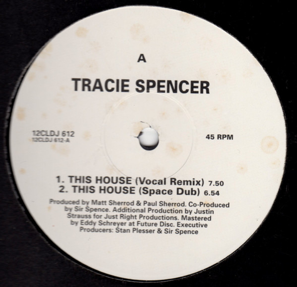 Tracie Spencer - This House | Capitol Records (12CLDJ 612) - main