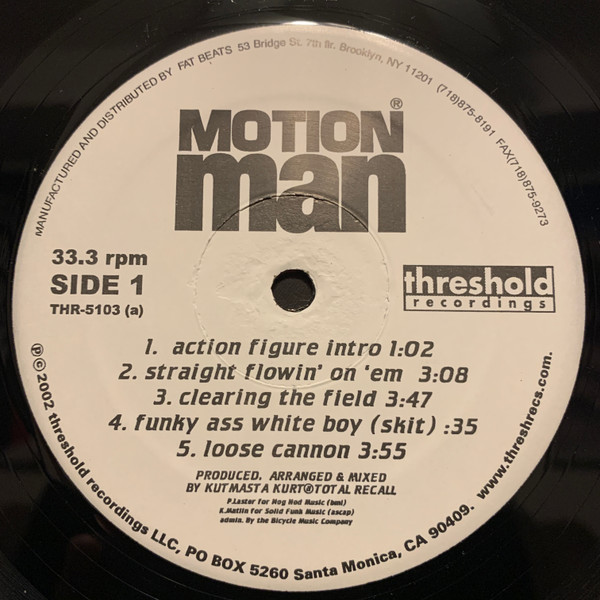 Motion Man Featuring Kut Masta Kurt - Clearing The Field | Threshold Recordings (Thr-5103) - 3 Motion Man Featuring Kut Masta Kurt - Clearing The Field | Threshold Recordings (Thr-5103) - 3