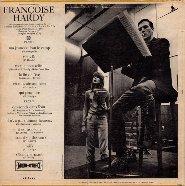 Françoise Hardy - Ma Jeunesse Fout Le Camp... | Disques Vogue (VC 6020) - 4