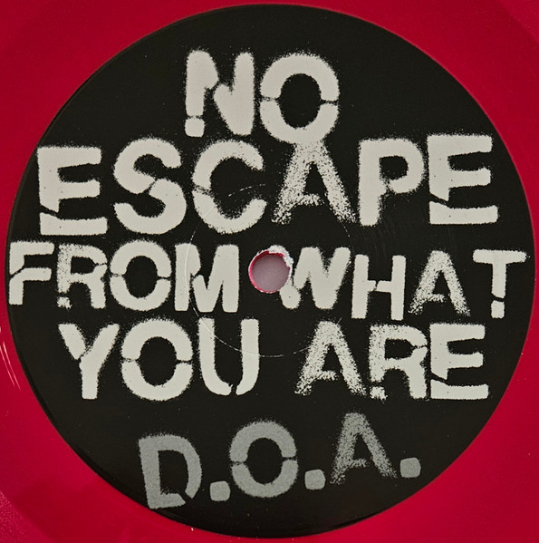 Various - D.O.A. No Escape From What You Are (Limited Edition - Cherry Red Vinyl) [Vinyl] | Sudden Death Records (SDR-0140) - 4