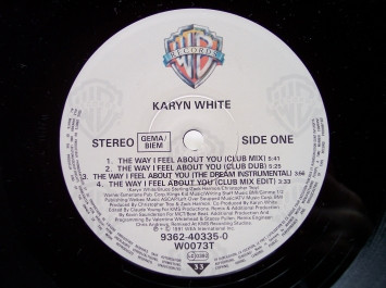 Karyn White - The Way I Feel About You | Warner Bros. Records (9362-40335-0) - 4