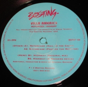 Villa America - Motorcade / Highway | Bosting Records (BSTNT 109) - 2