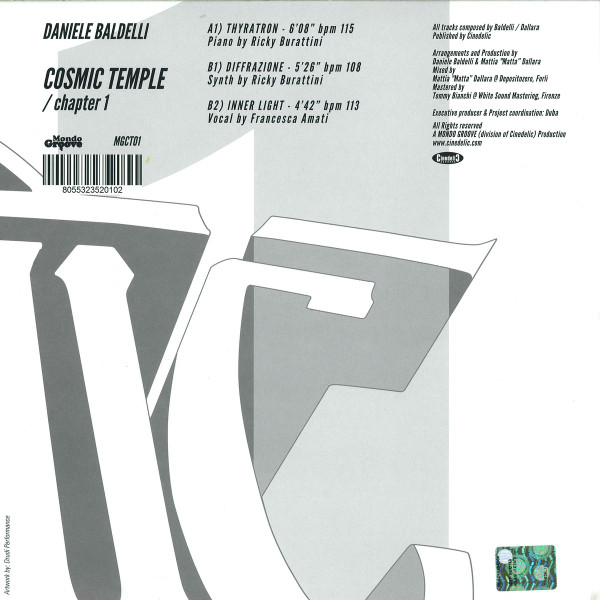 Daniele Baldelli - Cosmic Temple / Chapter 1 | Mondo Groove (MGCT01) - 2