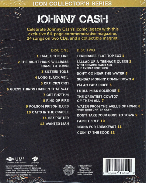 Johnny Cash - Icon - Limited Collector's Edition | Mercury (B0017630-02) - 2 Johnny Cash - Icon - Limited Collector's Edition | Mercury (B0017630-02) - 2