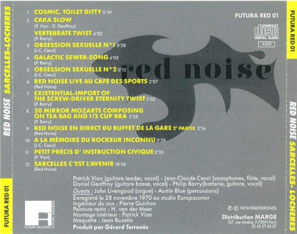 Red Noise - Sarcelles - Lochères | Futura Records (FUTURA RED 01) - 2