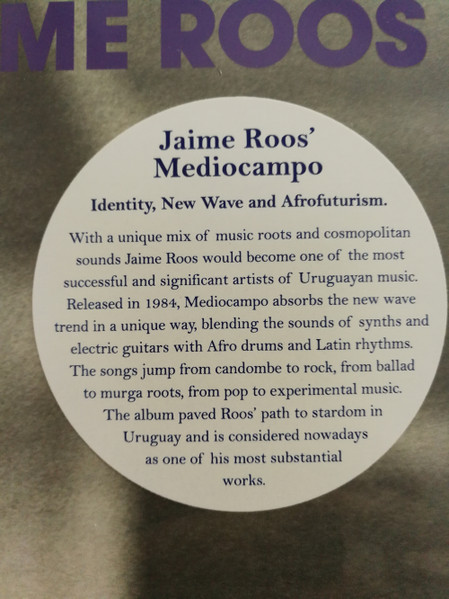 Jaime Roos - Mediocampo | Bizarro Records (6362-1) - 3